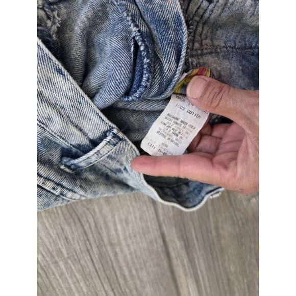 Vintage 80's Kayo of California Denim Blue Acid Wash Skirt Sz 10. Measures Small - Picture 7 of 8